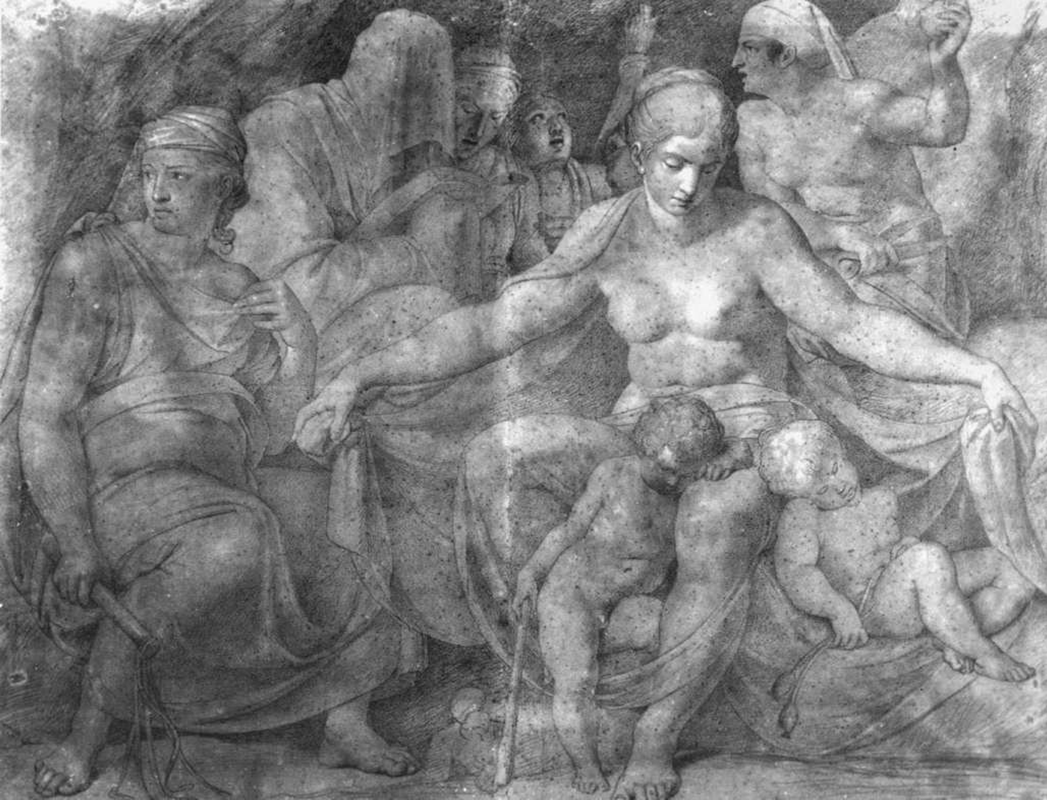 Artist: Jakob Asmus, Night and Her Children, Sleep and Death Artist: Jakob Asmus, Night and Her Children, Sleep and Death