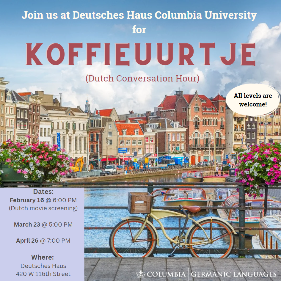 Poster for Koffieuurtje / Dutch Conversation Hour