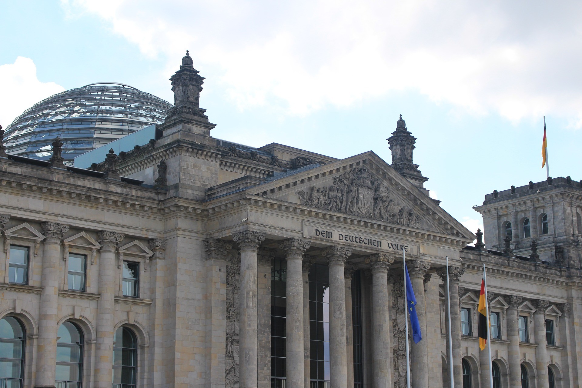 The Reichstag building in berlin