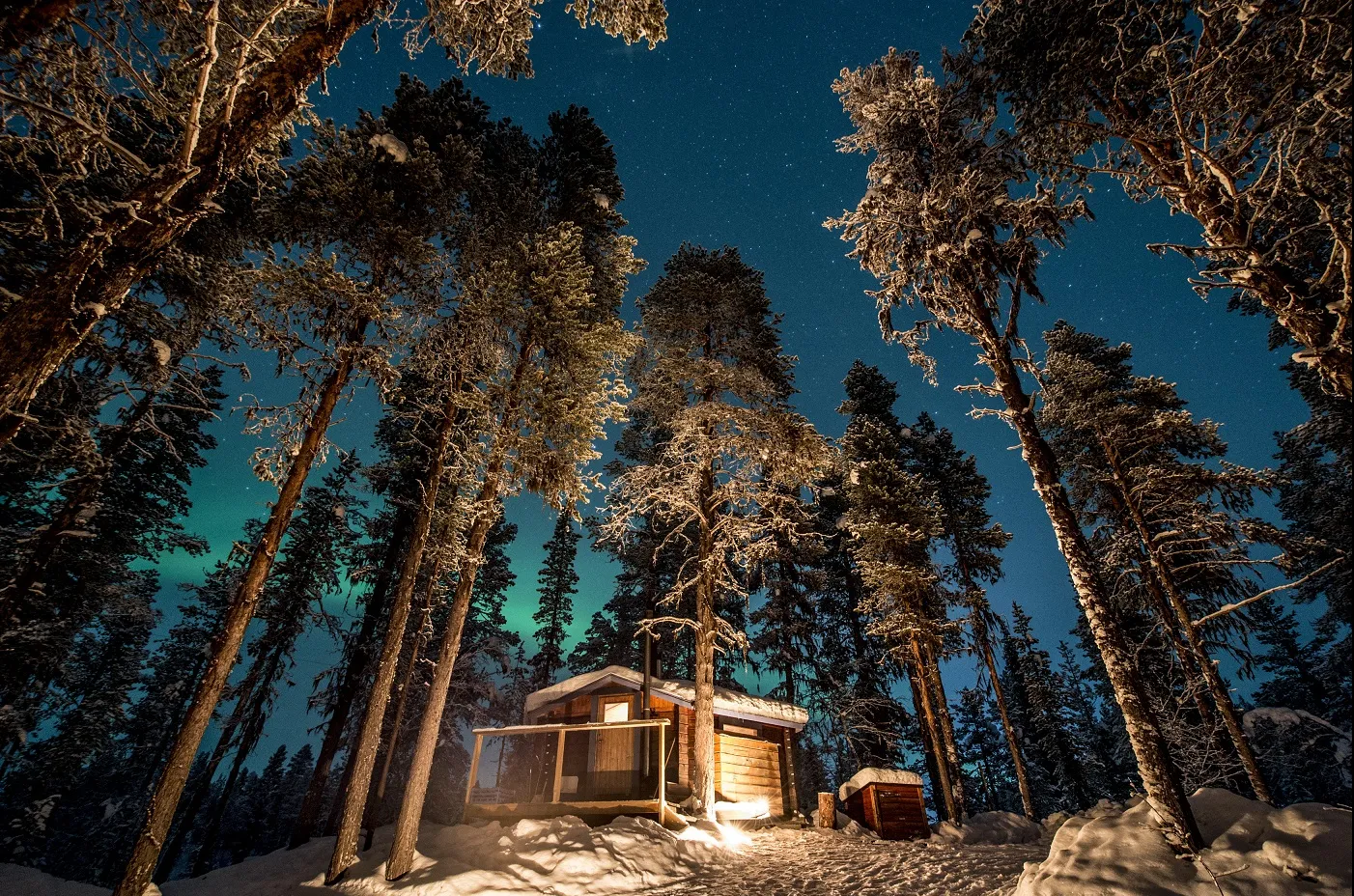 Winter Cabin by Asaf Kliger