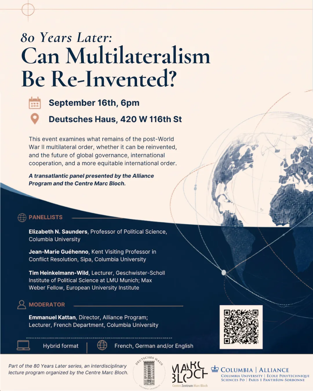 Flyer for 80 Years Later: Can Multilaterism Be Re-Invented?