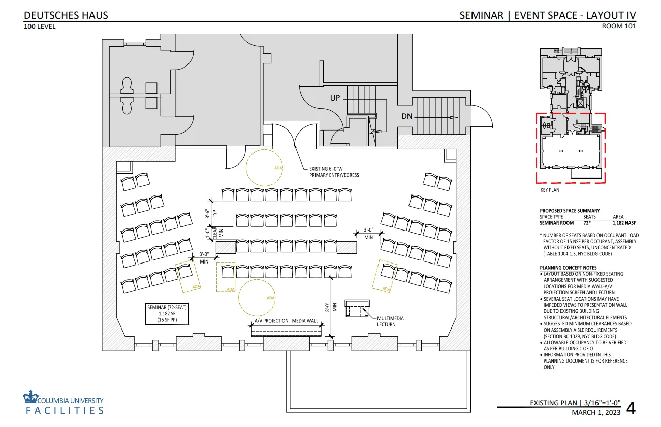 Deutsches Haus Layout