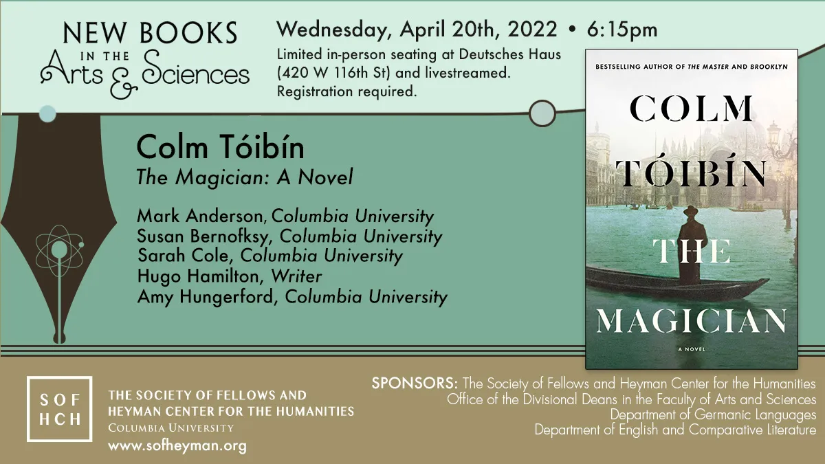 Celebrating Recent Work by Colm Tóibín 