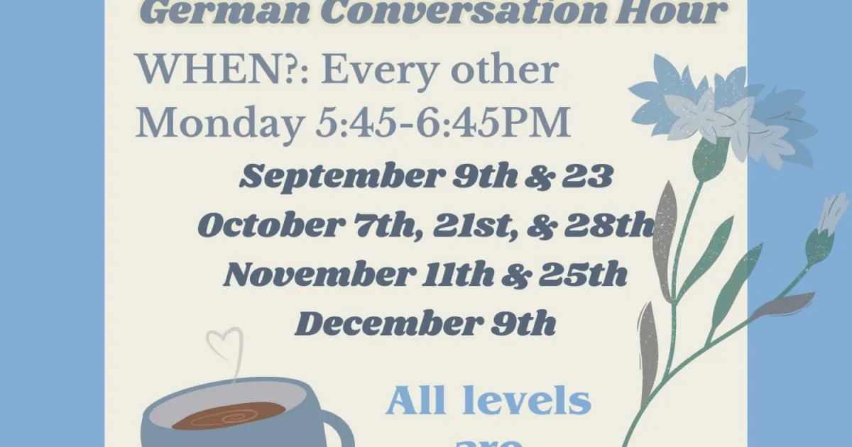 Artwork for Kaffeestunde — Fall 2026 German Conversation Series